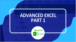 Advanced Excel Part I