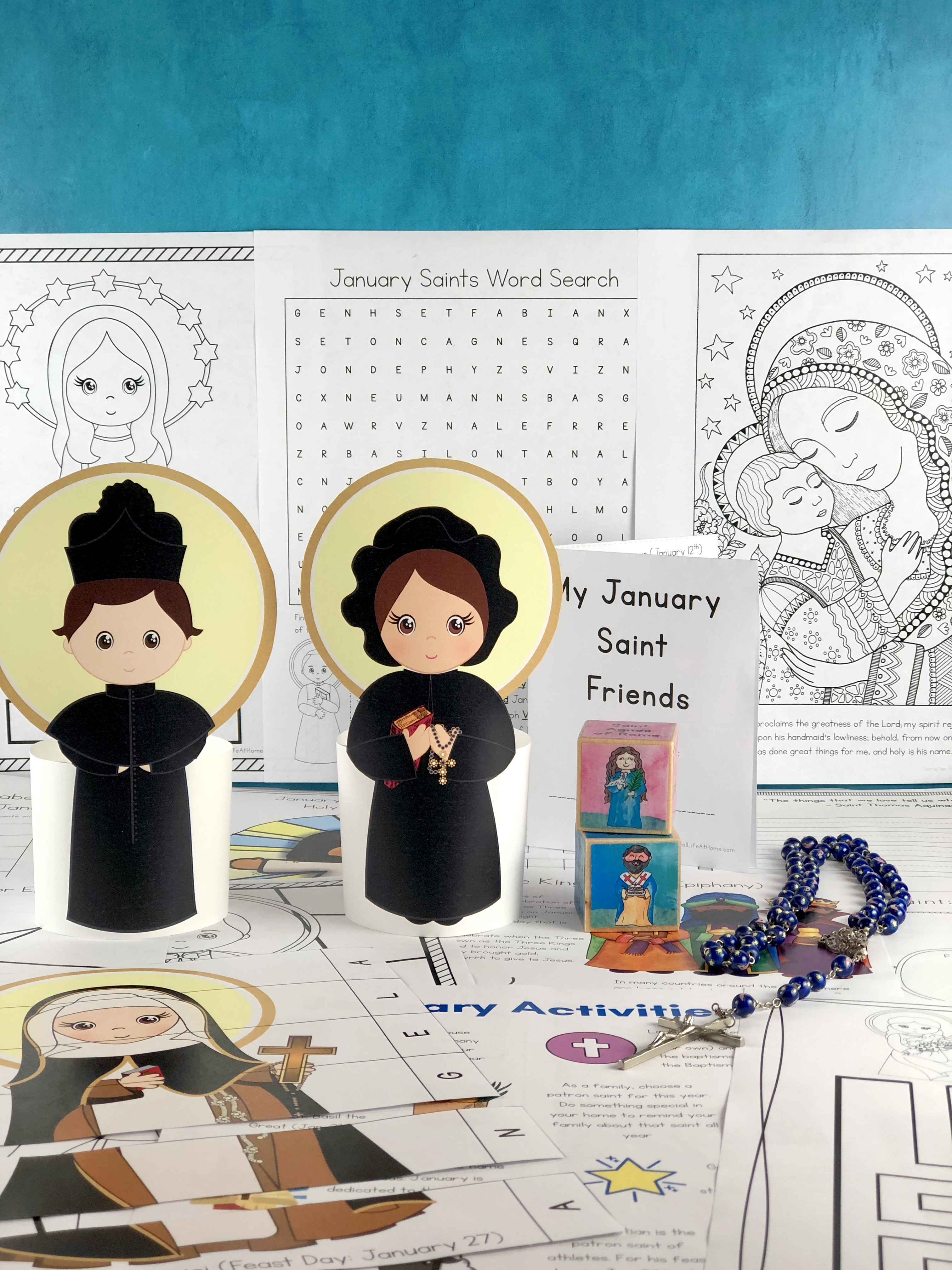 Catholic Icing Monthly Pack Kids Printables