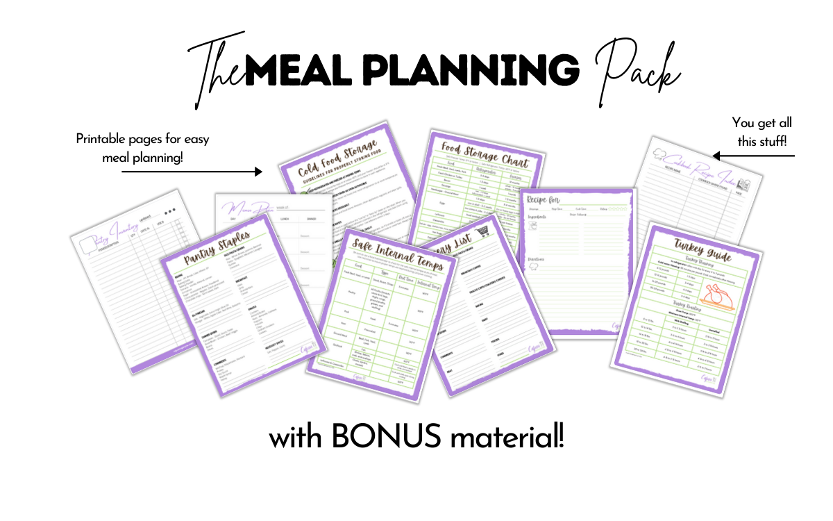 Meal Planning Printable Pack