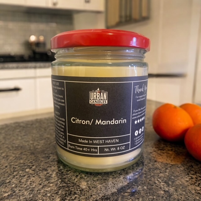 8 oz Citron and Mandarin Candle