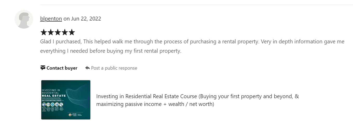 Real Estate Investing, How to Invest, Swany407 Investment Courses, Benefits of Investing in Real Estate, Investing in Commercial Real Estate, Investing in Residential Real Estate,  Financial Benefits of Owning Residential Real Estate, Leverage, Price Appreciation, Mortgage Paydown, Inflation Hedge, Cash flow, passive through property management, tax benefits, interest payments tax deductible, depreciation, 1031 exchanges, - Leverage: Banks will loan 75-80% (all the way to 96.5-100%) of the purchase price, at currently low interest rates for very long periods of time (ex: 30 years). Makes it more accessible to invest from requiring less money, which also leads to higher returns and the ability to scale faster and easier.  - Price Appreciation: Over time, the value of real estate can appreciate from increase in demand, decrease in supply, general inflation, forced appreciation from rehabs or increasing net operating income with commercial real estate, etc.  - Mortgage Paydown: Rental income is used to pay down the mortgage, leading to the owner having increasing levels of equity / ownership of the property. Once the mortgage is paid off, the value of property is owned in full by the owner.  - Inflation Hedge: Have the ability to increase rent over time, offsetting any increases in other expenses, leading to maintaining or increasing the purchasing power of the cash flow.  - Cash Flow (Passive): Cash flow is the rental income left over after paying debt, insurance, taxes, repairs, capital expenditures, vacancy, etc. This remaining amount can be used to scale further and increase future cash flow more, or it can be used as another source of income. Cash flow can be more passive, such as with property management.  - Tax Benefits: Interest payments on mortgages are tax deductible. Depreciation can be used to offset income generated by the renal properties. Other benefits to defer taxes, like 1031 exchanges. Ability to refinance tax free.