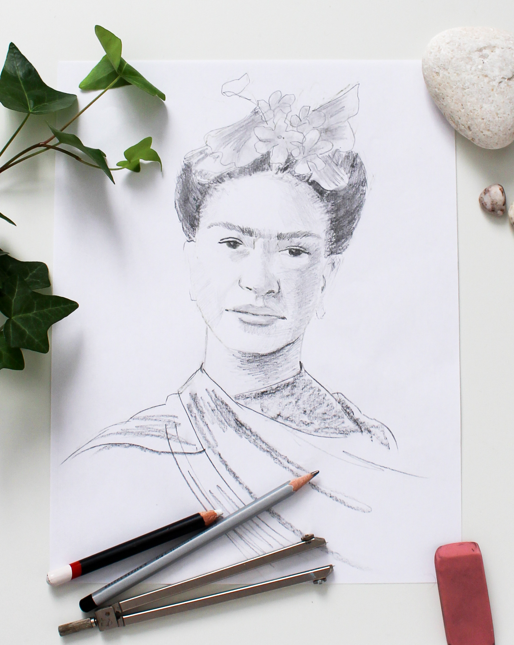 Sketch of Frida Kahlo