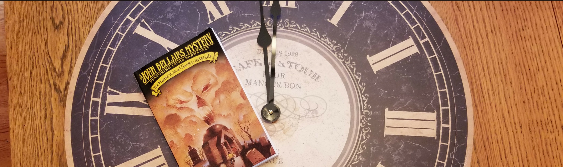 Clock and book