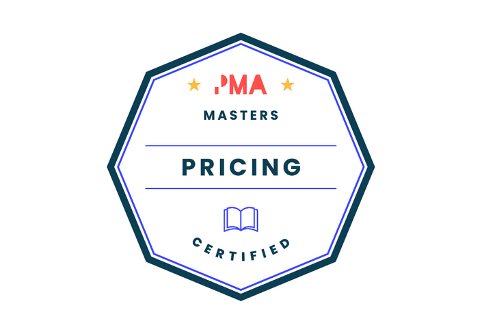 Pricing Certified | Masters badge