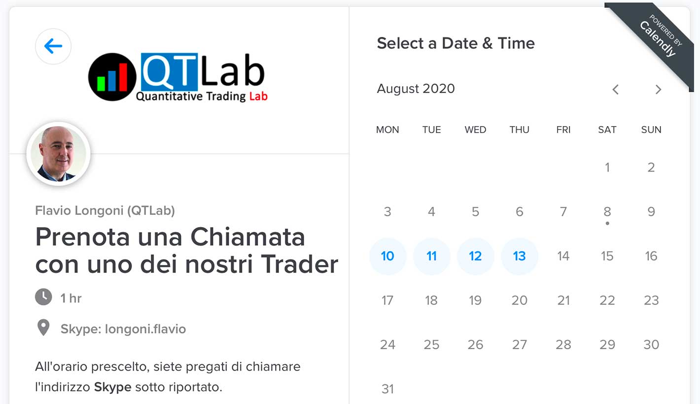 qtlab corso trading systems online, prenota chiamata per chiarimenti su corsi trading system e ricevere maggiori informazioni