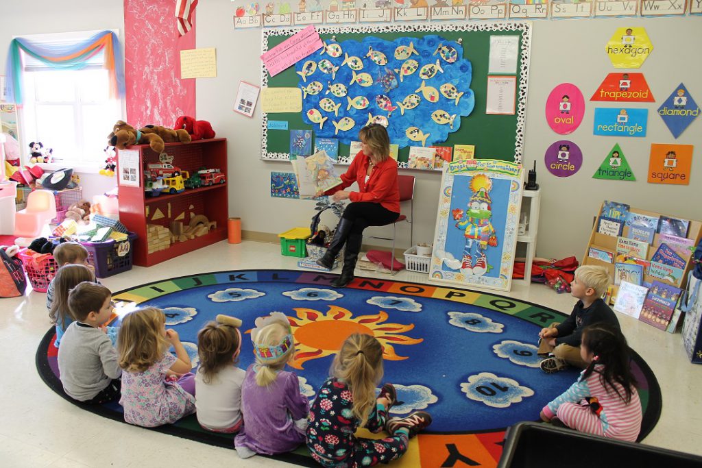 Center Stage Online Preschool Rug Time