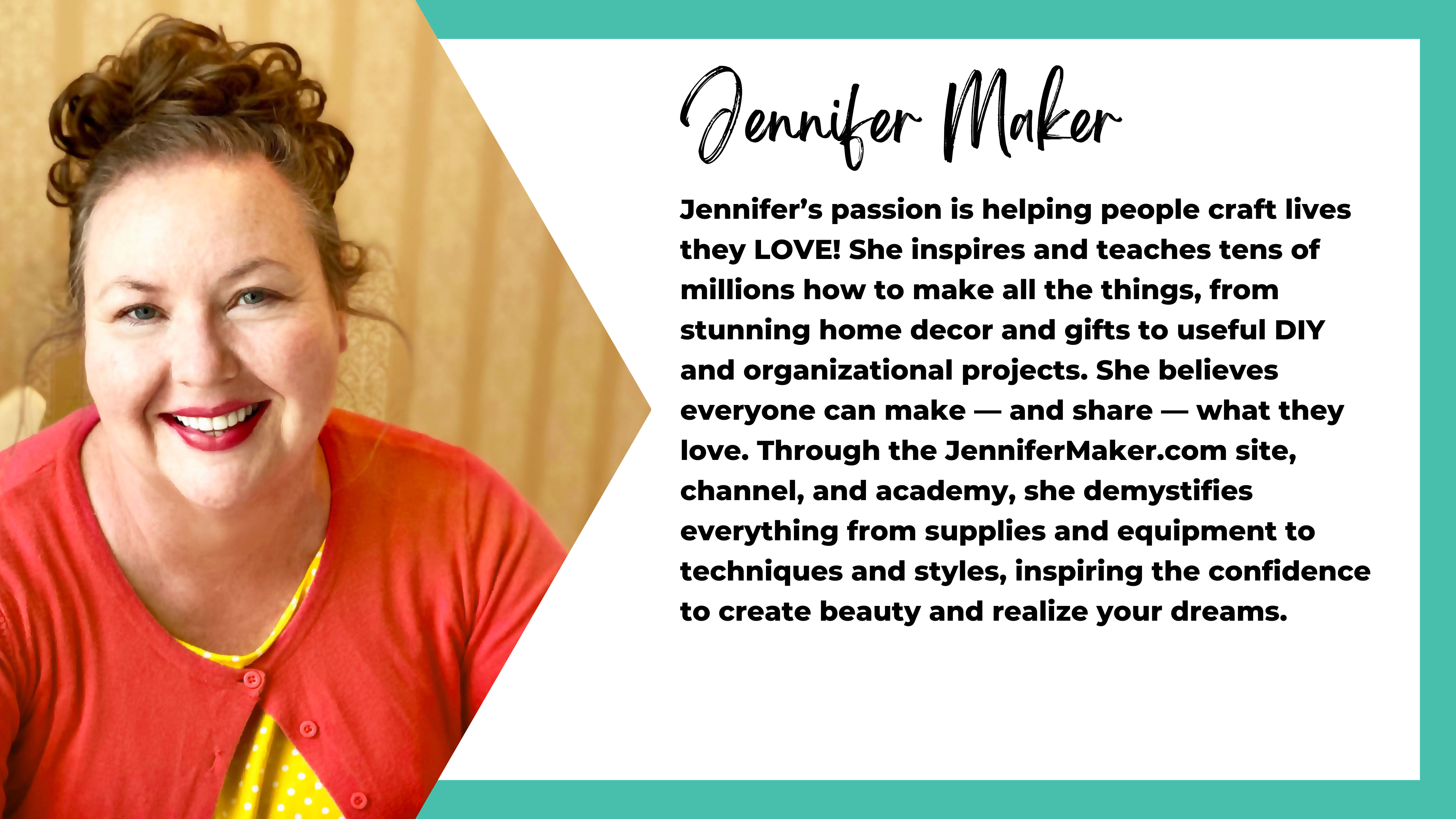 Jennifer Maker: Introduction and Welcome! 