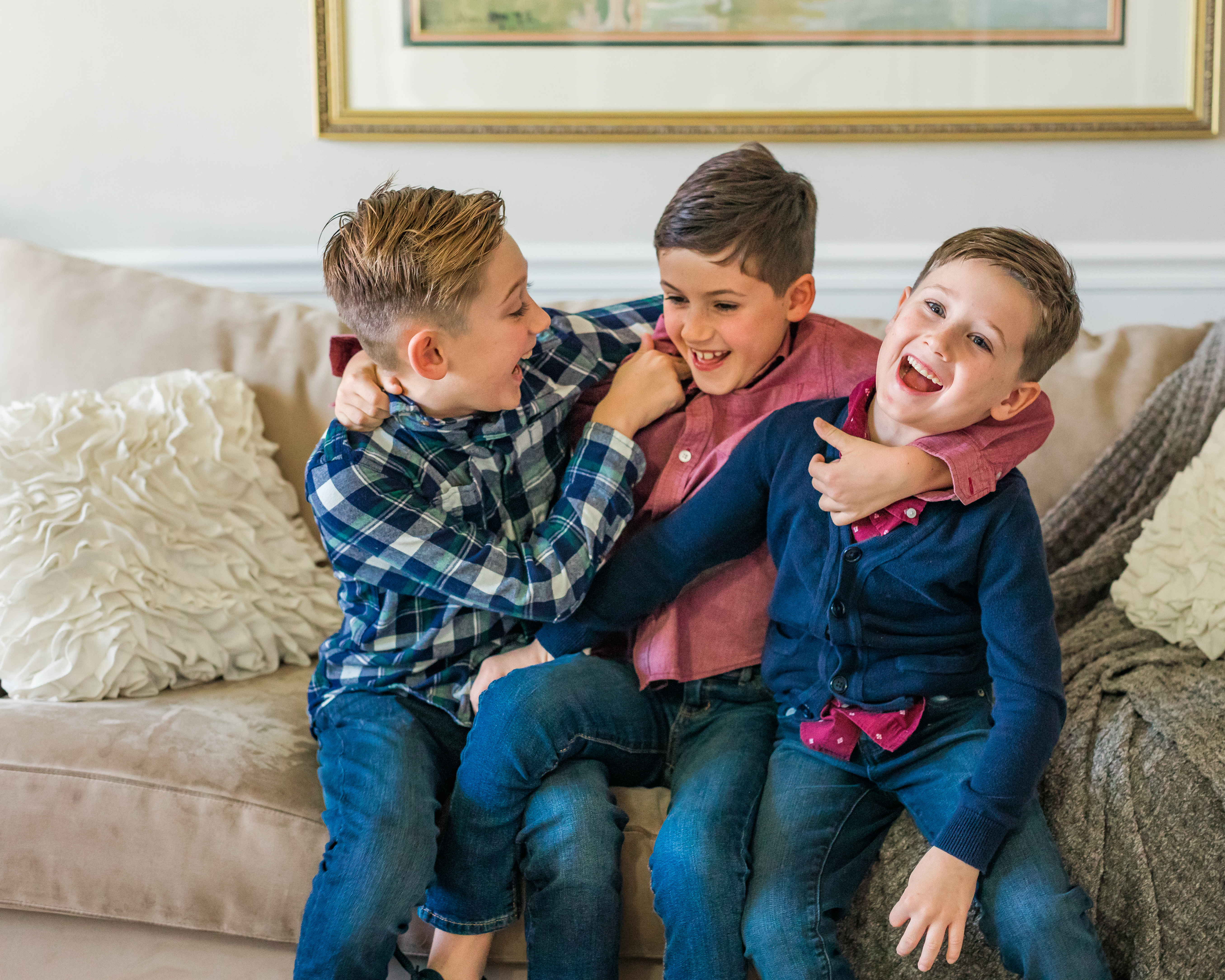 boys on couch