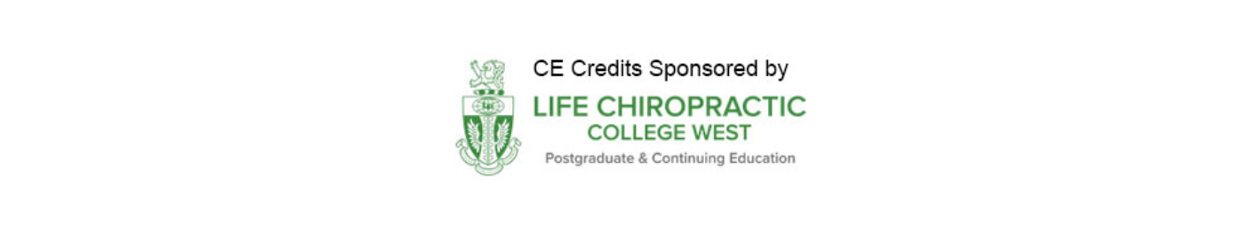 CE Credits Sponsored by Life Chiropractic College West