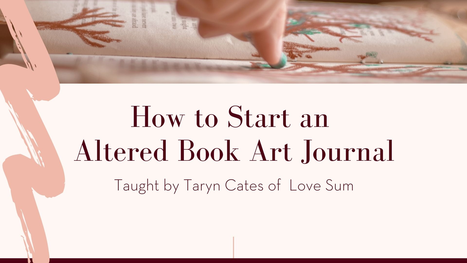 How to start an altered book art journal