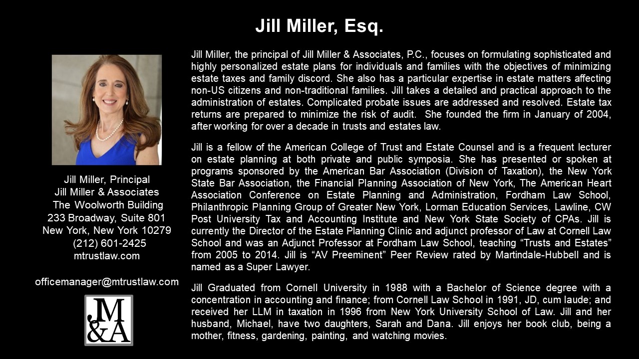 APEG Jill Miller, Esquire