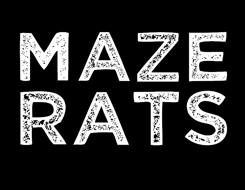 Maze Rats logo links to game site
