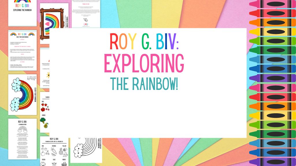 Exploring the Rainbow Activity Bundle  Banner
