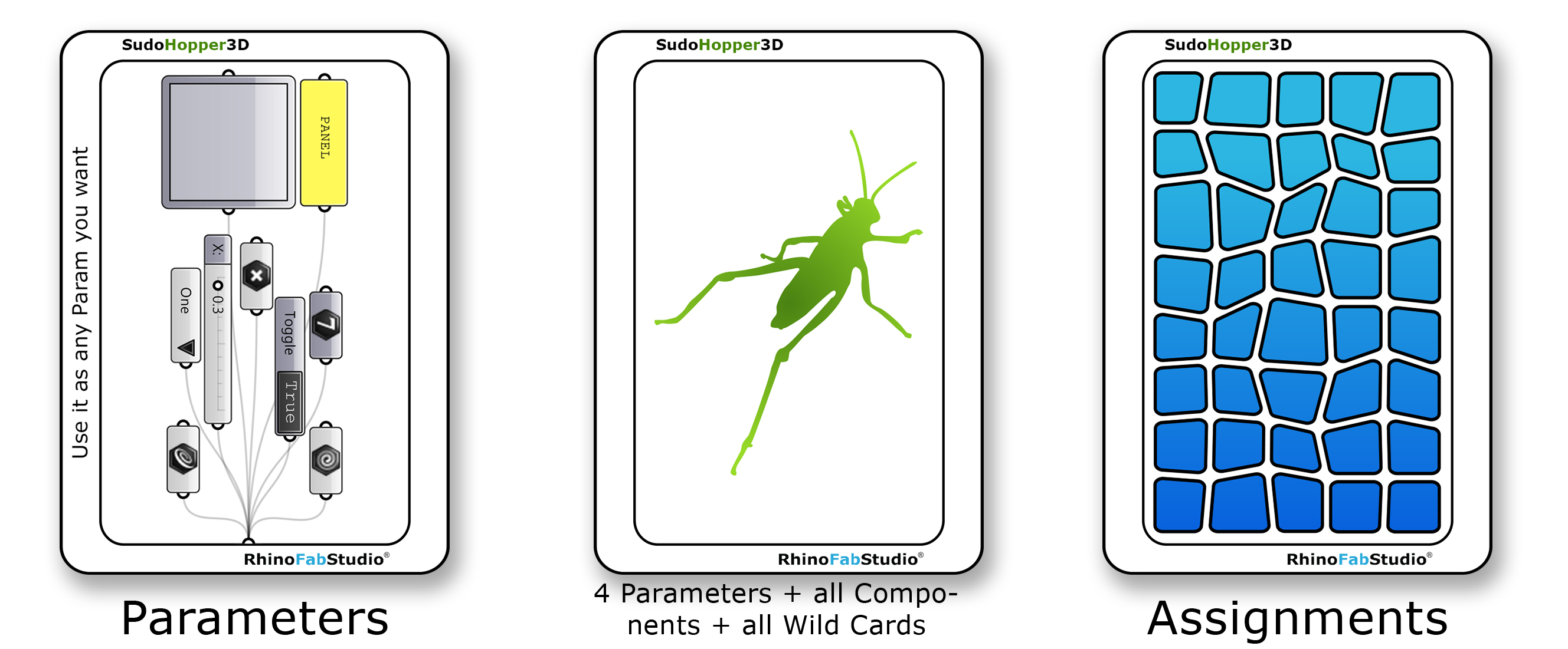 Sudohopper3D, cards, grasshopper3d, game