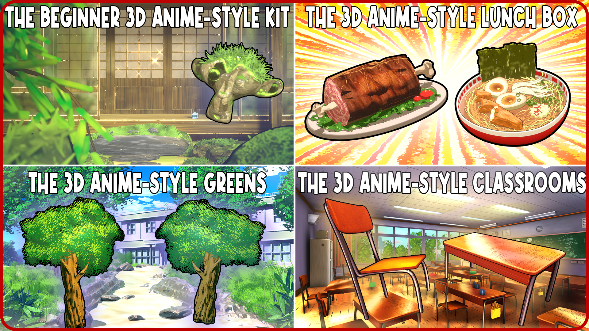 The Ultimate 3D Anime-Style Bundle