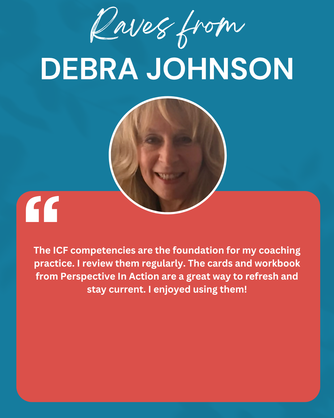 Debra Johnson, Master Certified Coach