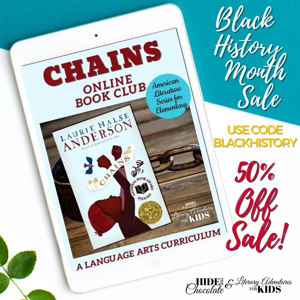 Chains Online Book Club ~ American Classic Literature Series for Elementary