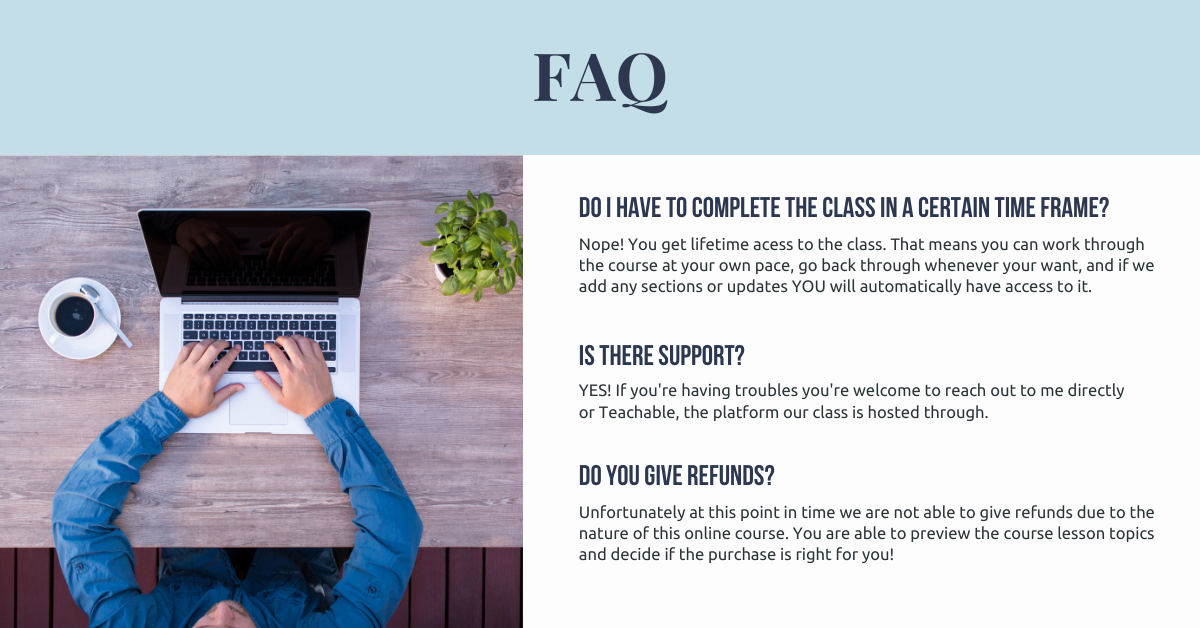 online course FAQ