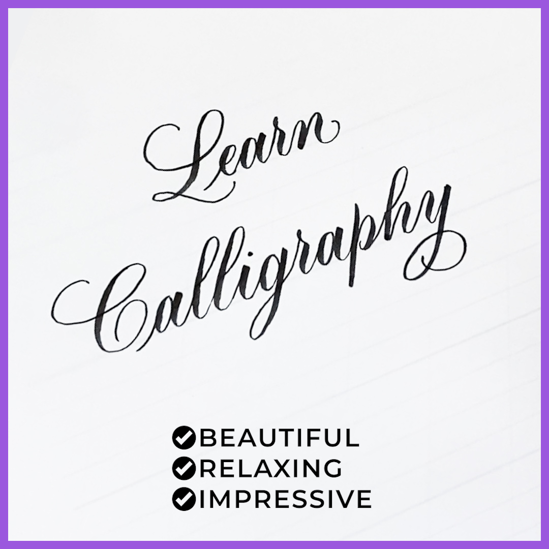 Beginner's Guide To Basic Calligraphy [Guide + Freebies] — Loveleigh Loops