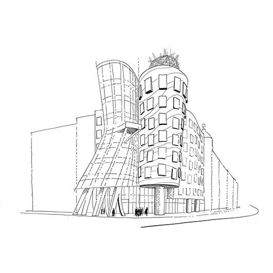 famous building drawings