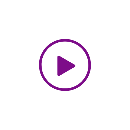 Purple play button icon