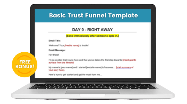 trust funnel sales template