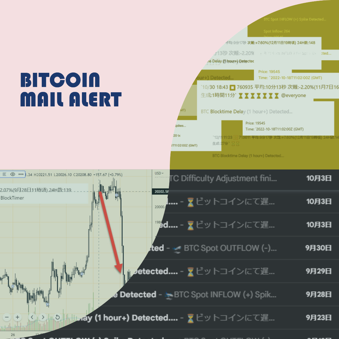 特典: ビットコイン・メールアラート📣