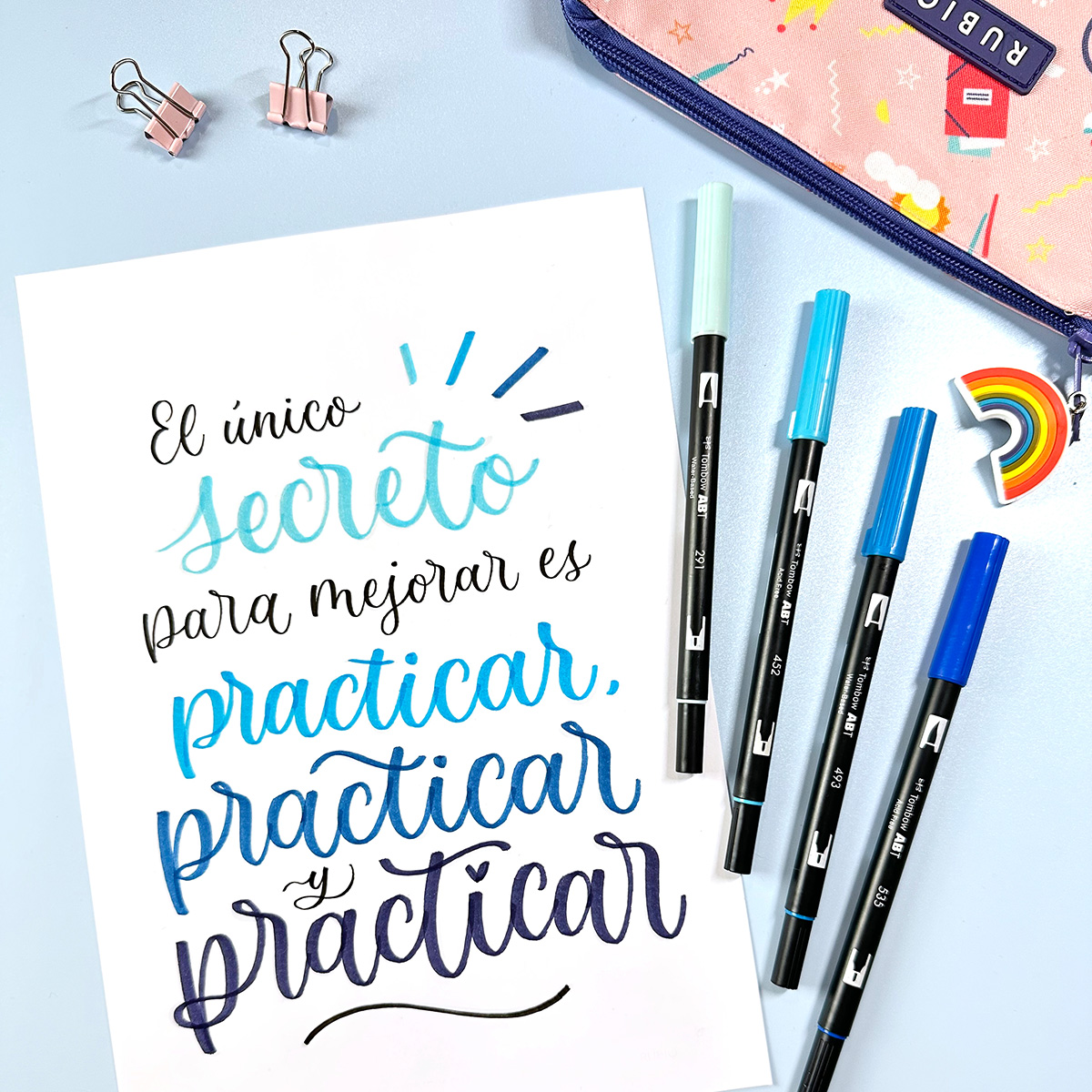 Curso de Lettering Online con rotuladores Almas Creativas