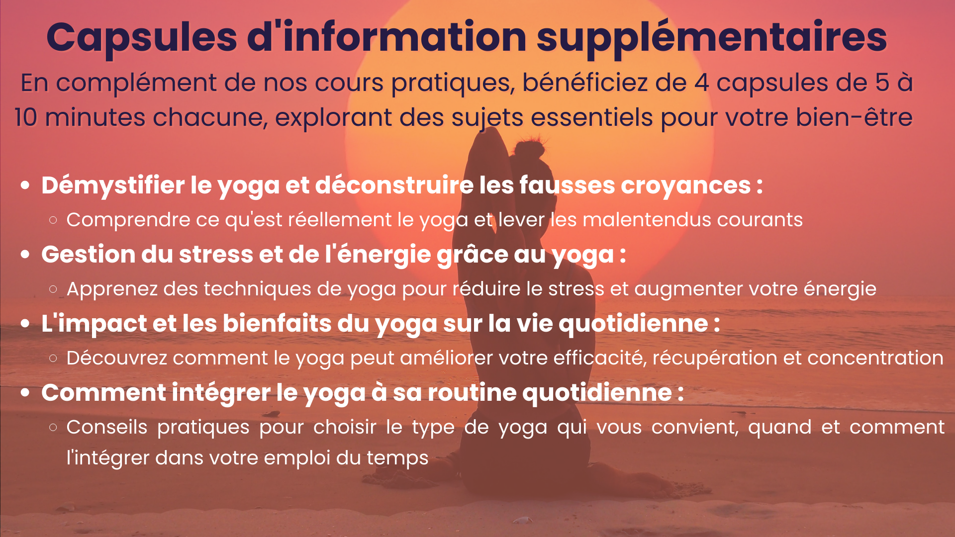 yoga au travail