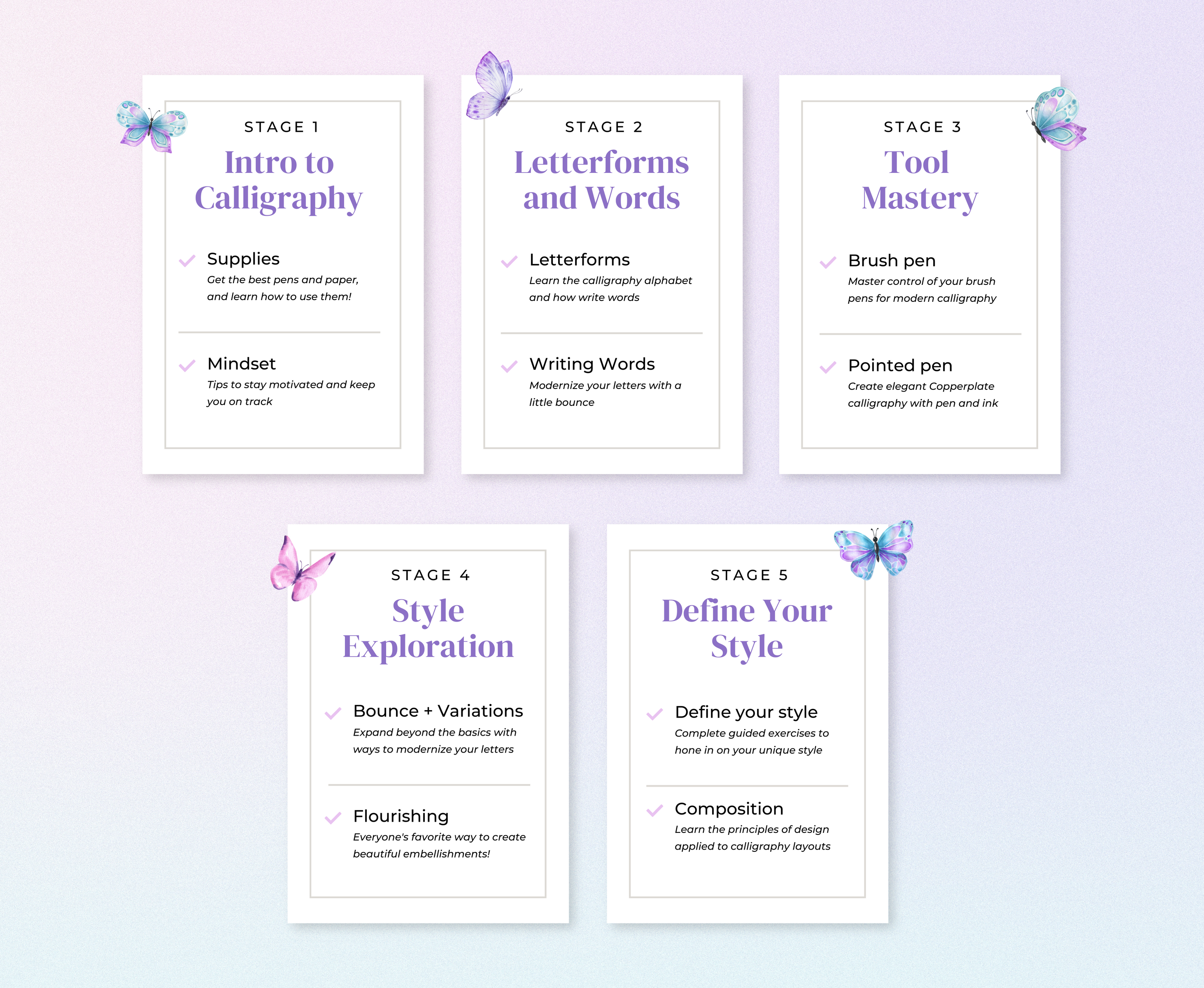 The Best Courses To Learn Calligraphy Online (Free + Paid) — Loveleigh Loops