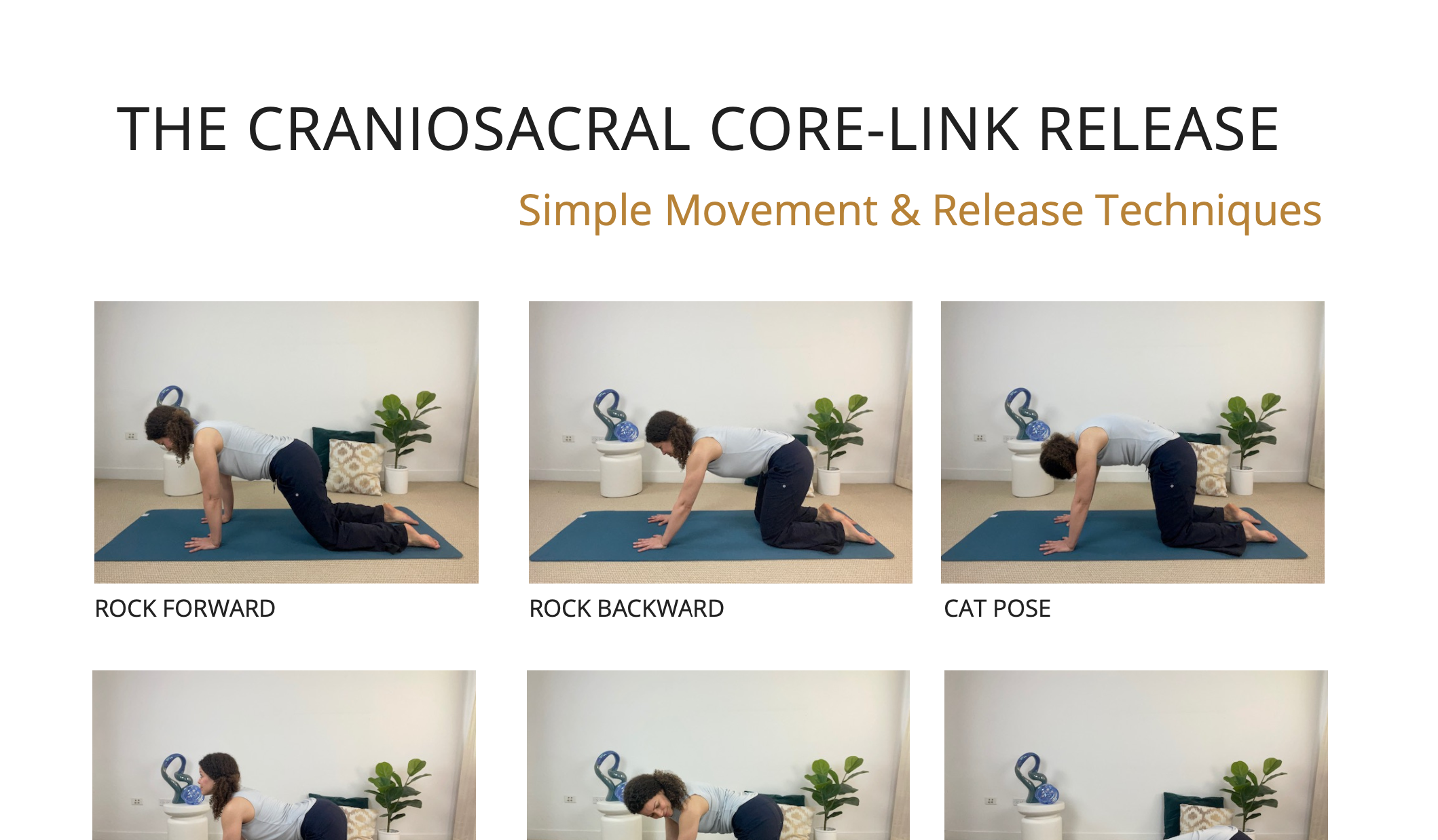 PDF page of craniosacral stretches for the spine