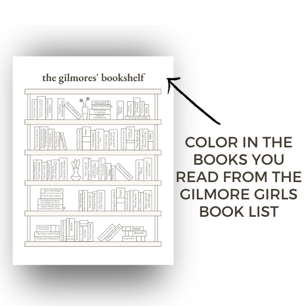 color in the books you read from the gilmore girls reading list