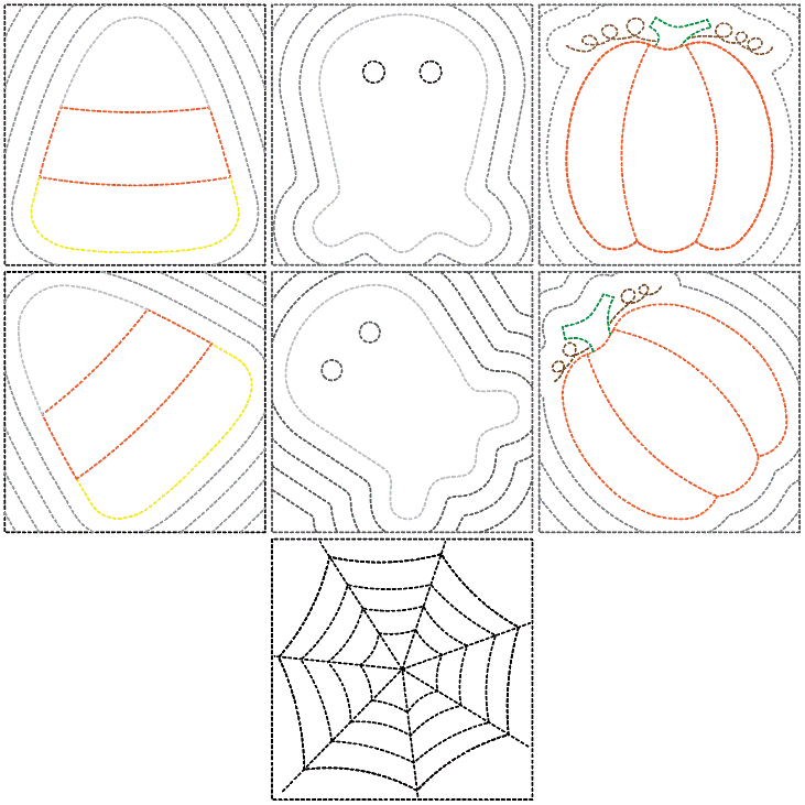 Halloween Block Designs