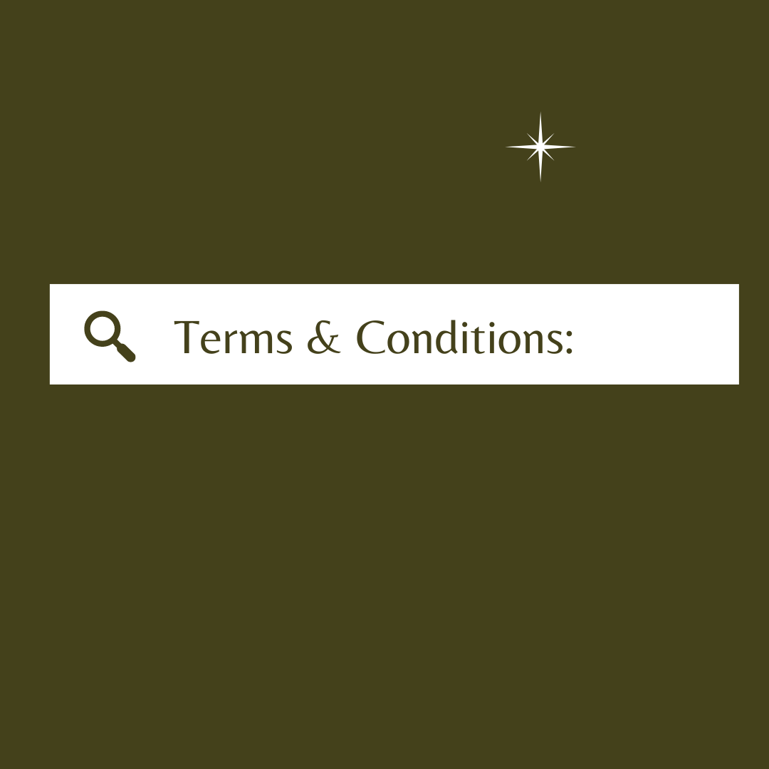 Terms & Conditions