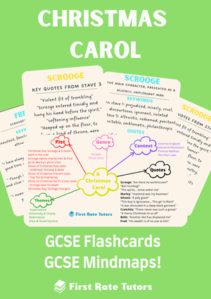 Christmas Carol GCSE Mindmap & Flashcards