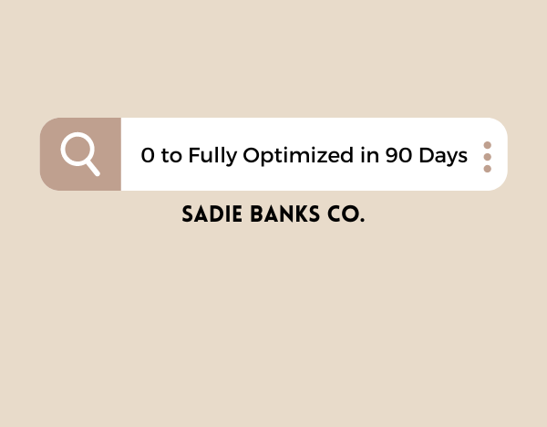 Beginner SEO Course | Sadie Banks Co.