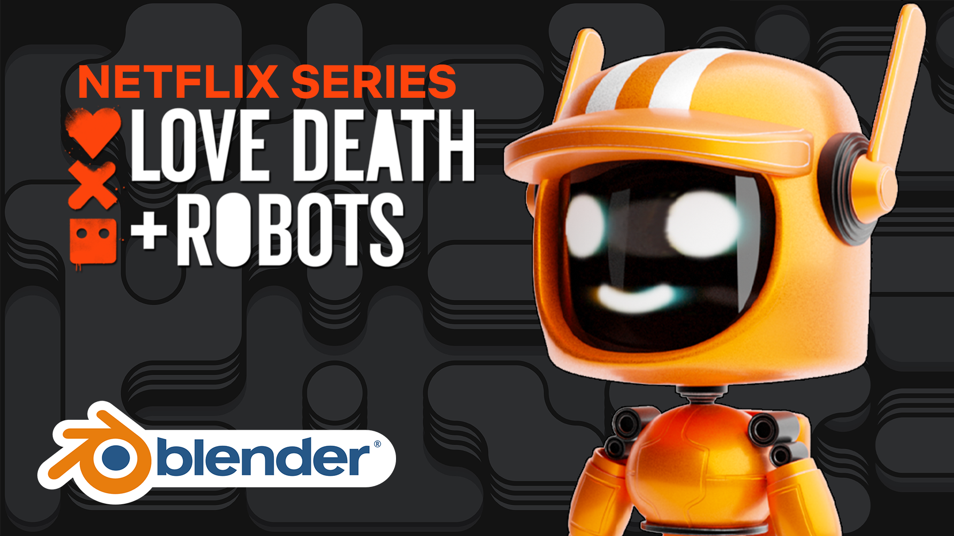 Robot Netflix Love Death and Robot 3D Modeling Blender Academy Course 