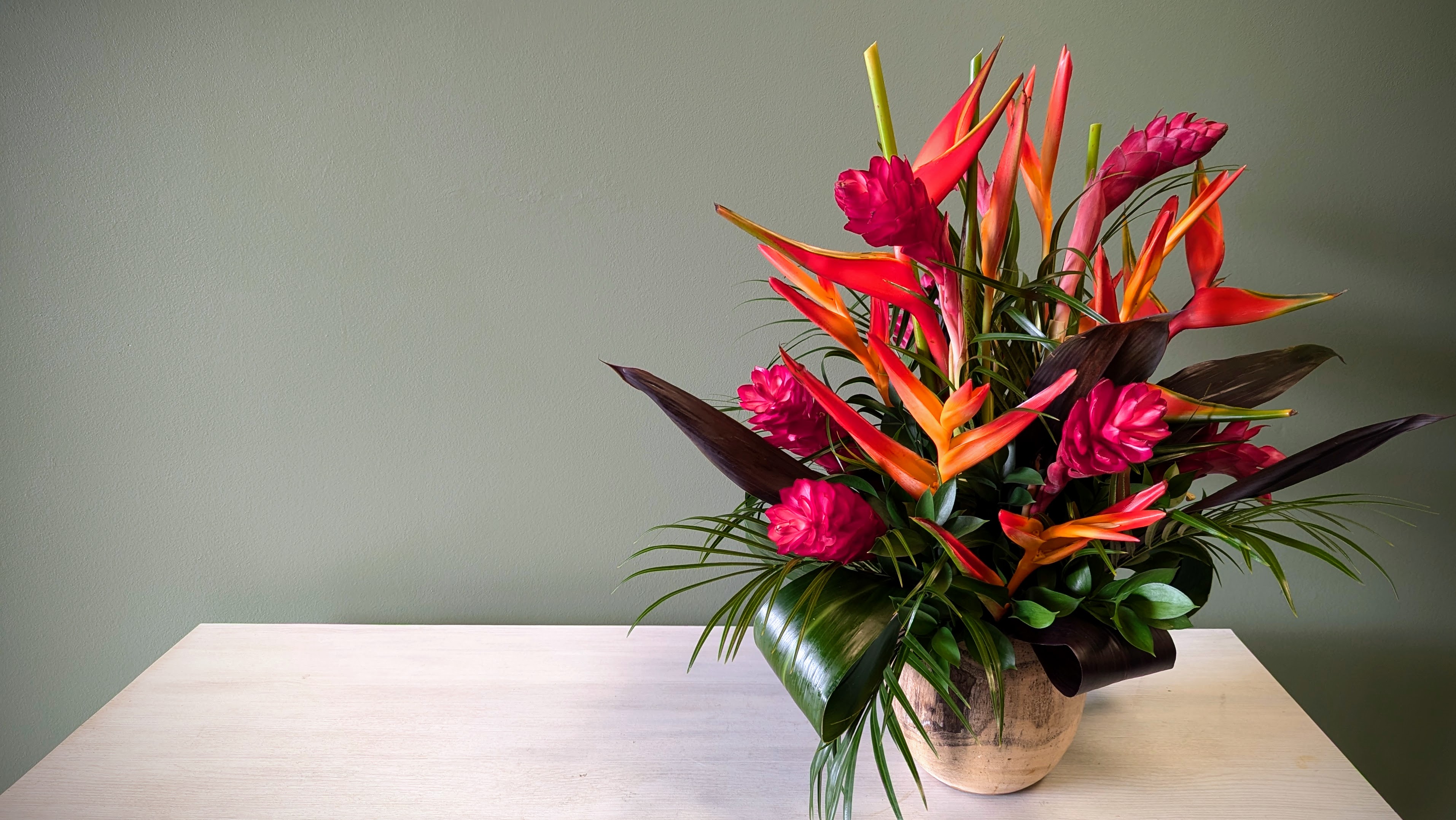 Ginger + Heliconia