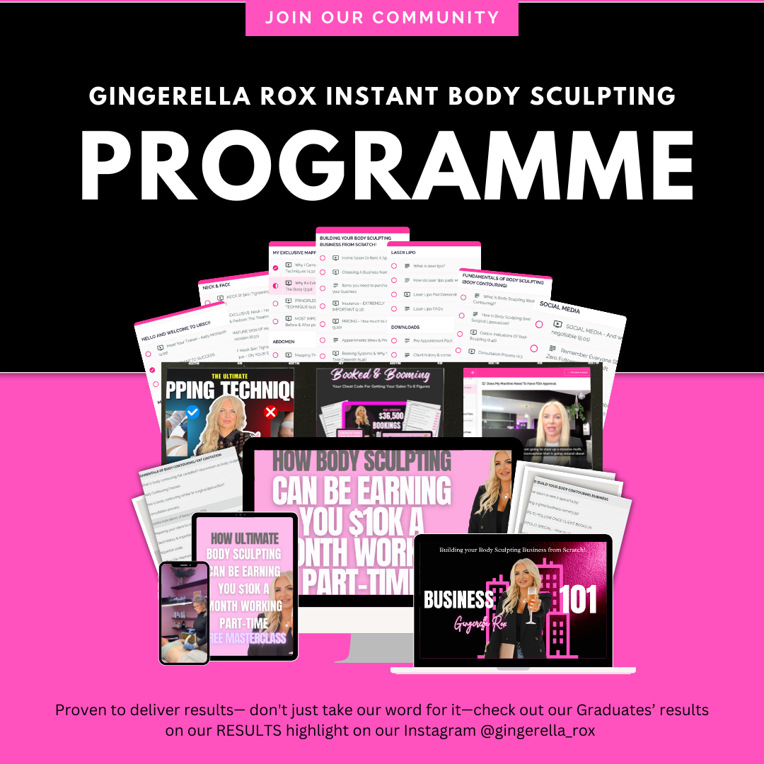 gingerella rox instant body sculpting programme banner