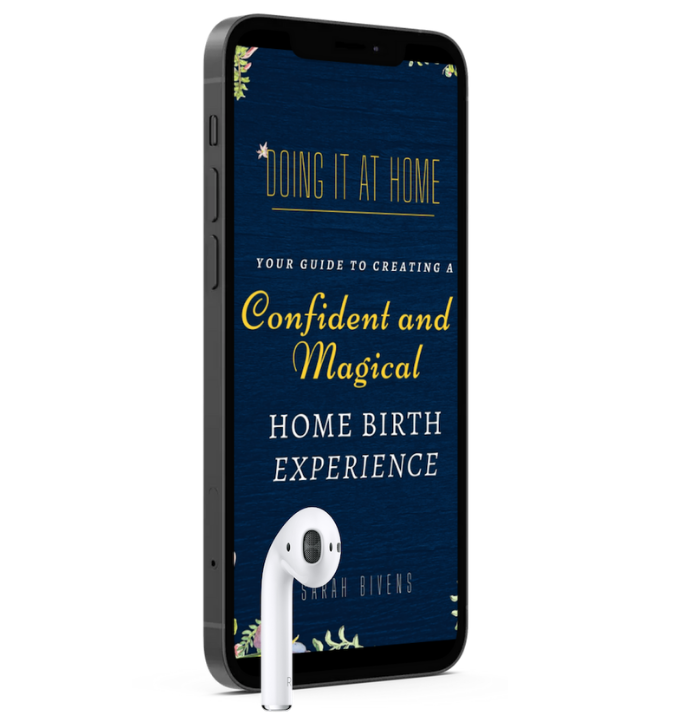 Cover image of Your Guide To Creating A Confident And Magical Home Birth Experience Audiobook on a mobile phone