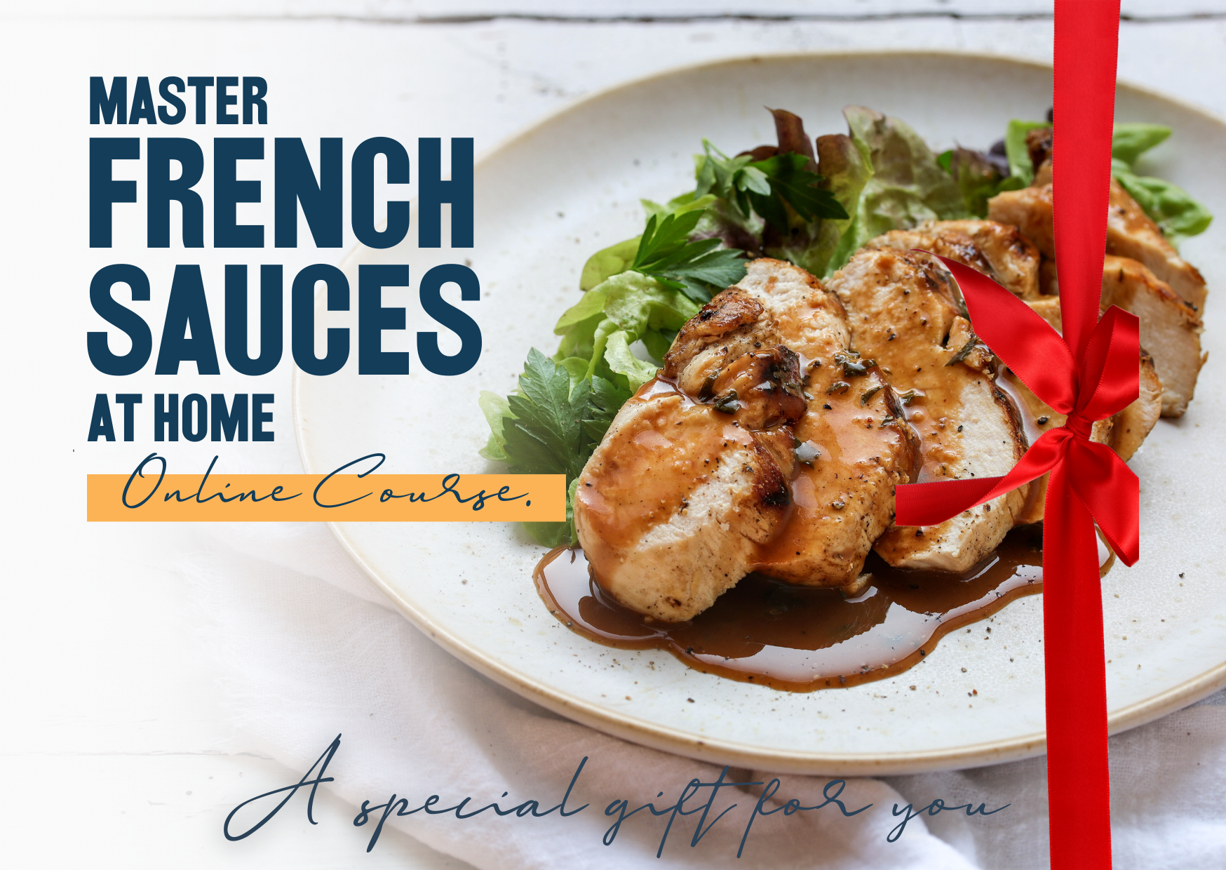 Master French sauces at home gift card