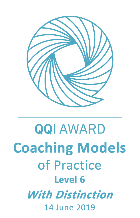 Irish Qualification: QQI Award : COACHING Models of Practice Level 6 With Distinction : 14 June 2019