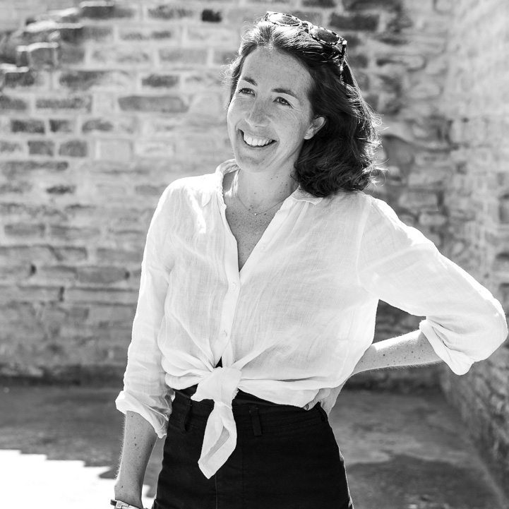 A black and white photo of Annie Waterman. Image Credit: Lauren Barkume