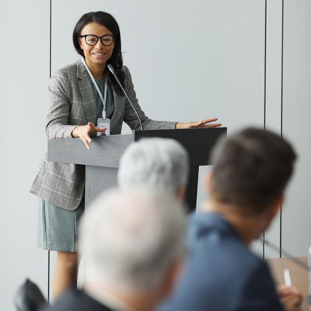 public speaking podium