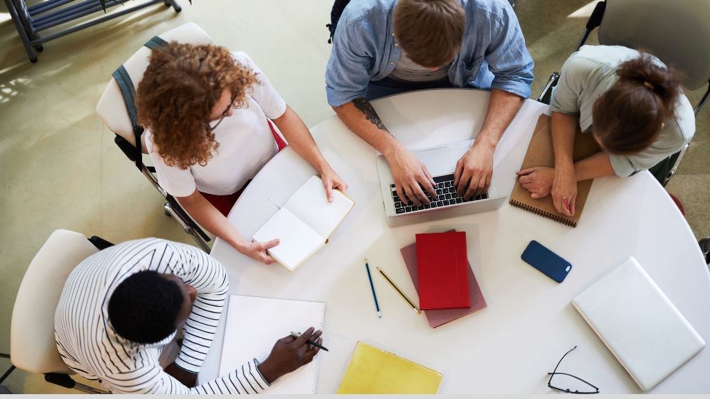 group of people in a data workshop