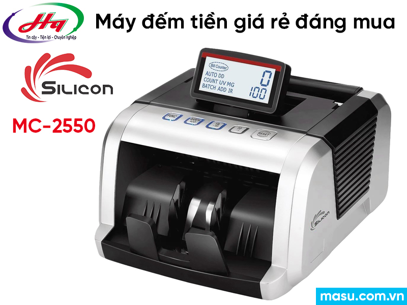 Máy đếm tiền Silicon MC-2550