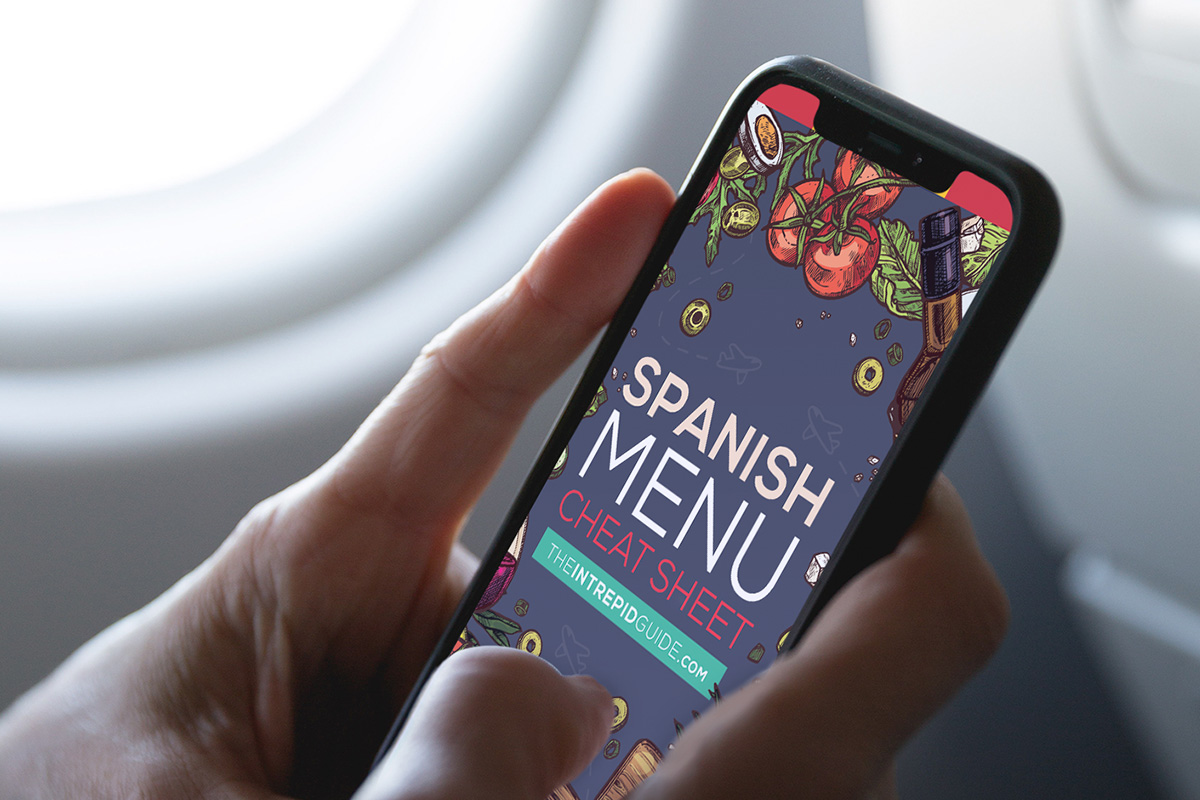 BONUS #1: Spanish Menu Cheat-Sheet ebook (Value: $47)