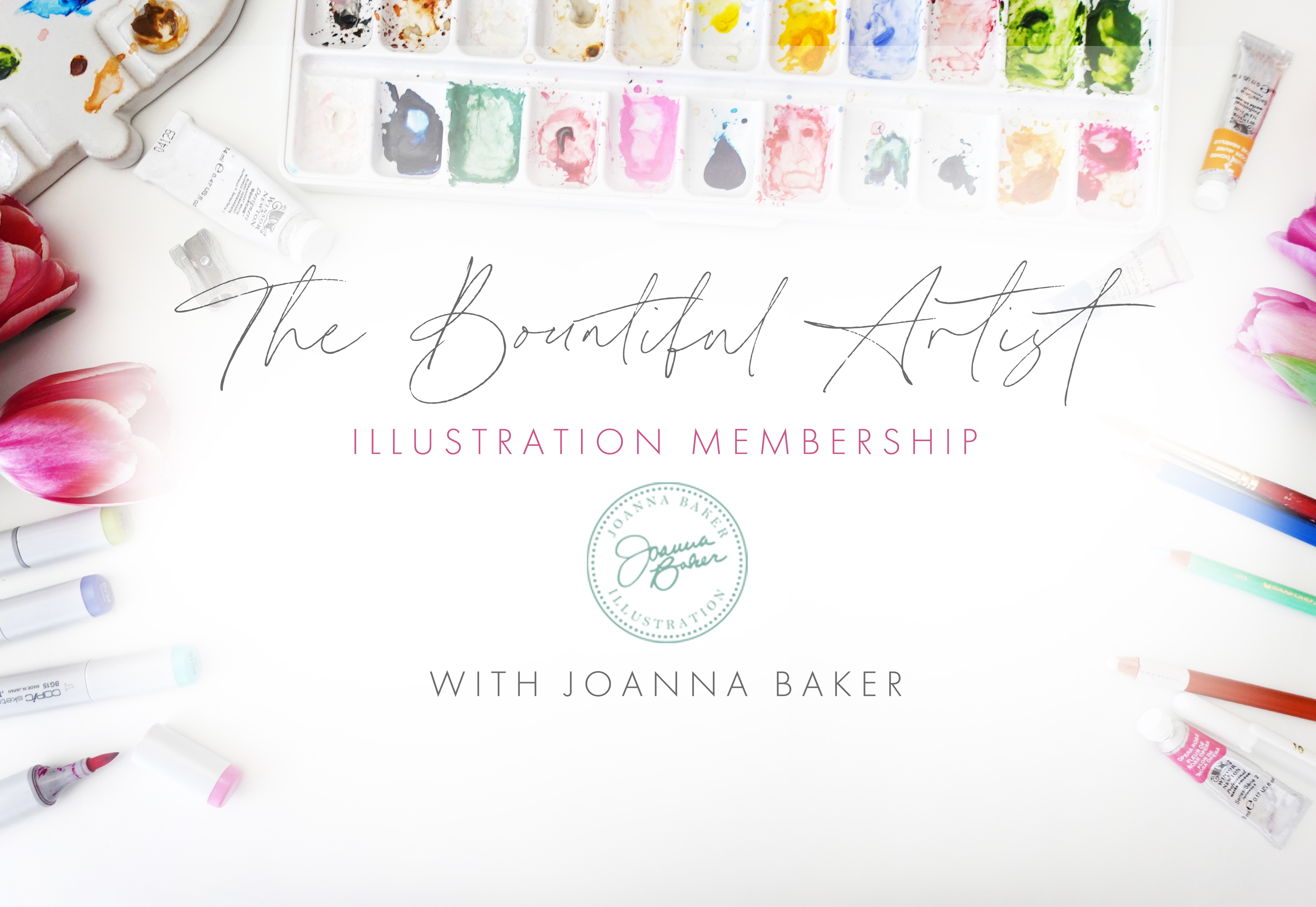 Join The Bountiful Artist Monthly Illustration Membership with Joanna Baker