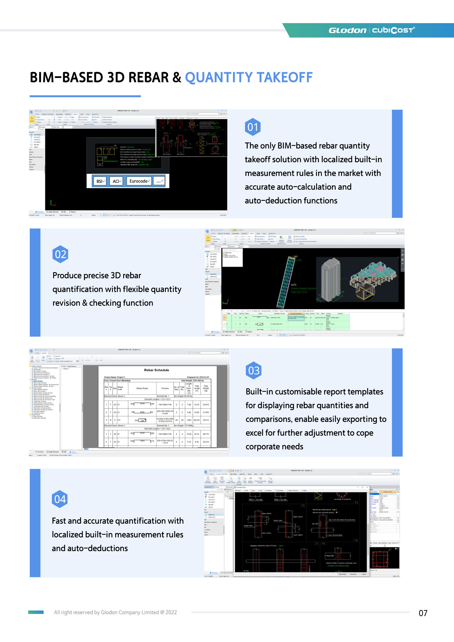 Glodon Cubicost 5D BIM-Product Brochure-Page8