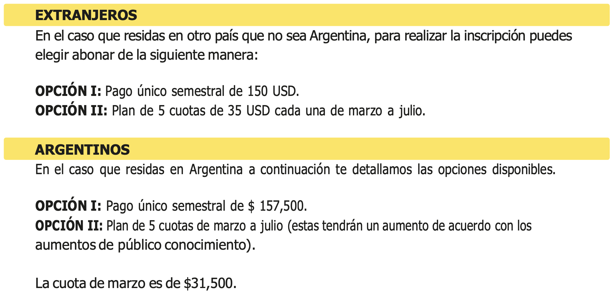 MATERIAS DE LA CARRERA
